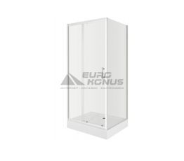 LIVENO Душевая кабина с поддоном КP-DORIS-15-100x80-T
